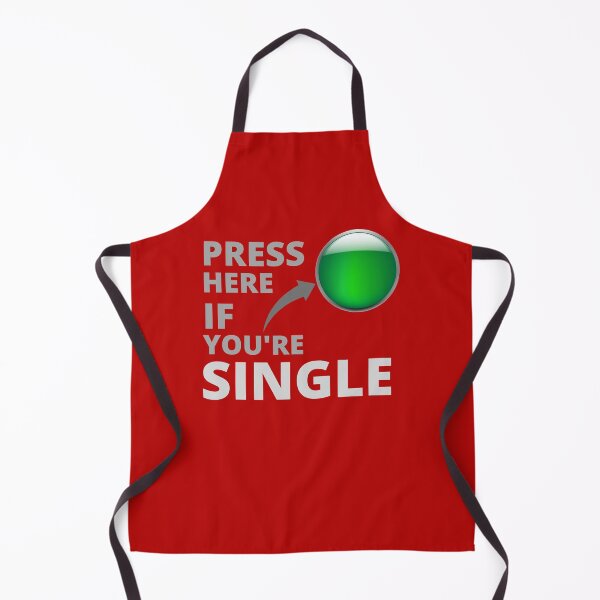 Item preview, Press Here If You're Single designed and sold by JockArts.