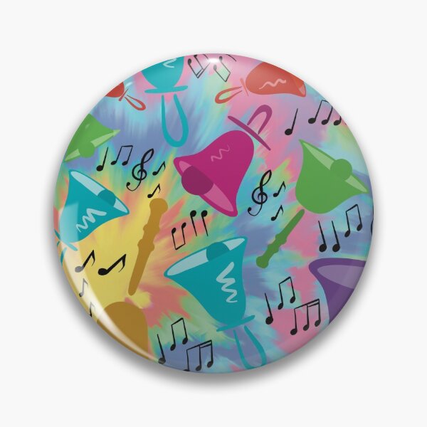 Item preview, Colorful Handbells Tie Dye Pattern designed and sold by SubtleSplit.