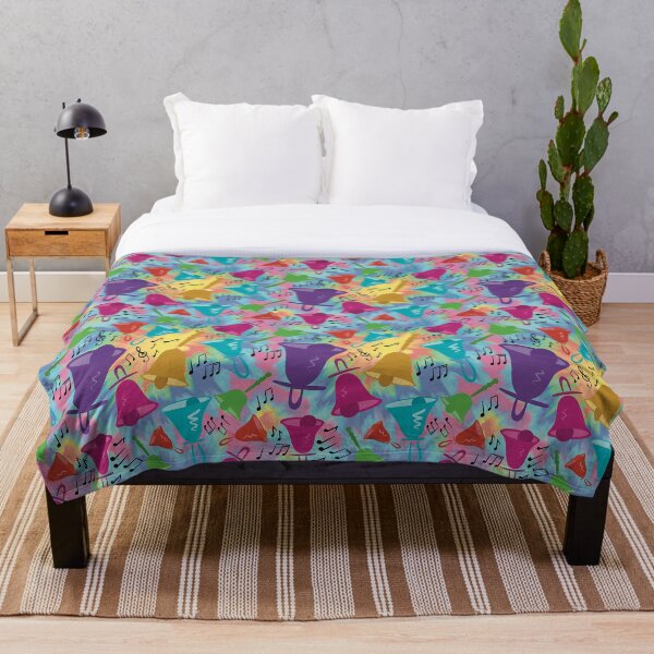 Aperçu de l'œuvre Motif Tie Dye de cloches colorées créée et vendue par SubtleSplit.
