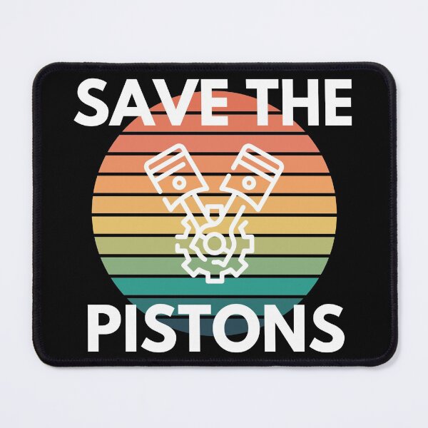 Item preview, Save The Pistons Car Enthusiast Gas Powered Humor designed and sold by EllConApparel.