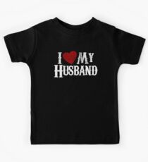 i love my husband Kids Tee