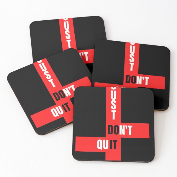 Item preview, Just Don't Quit-Motivational-Inspirational designed and sold by theredsharp.