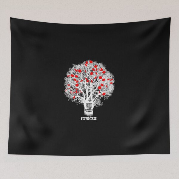 Item preview, Funny Disc Golf Stupid Tree Distressed Frisbee Golf White designed and sold by Moralf.