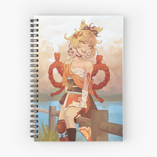 Item preview, yoimiya painting genshin impact designed and sold by shuimilk.