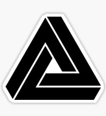 Penrose triangle Sticker