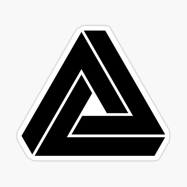 Triangle Shape Sticker