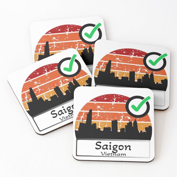 Item preview, Asia Vietnam saigon vintage silhouette designed and sold by WhereIsTravis.
