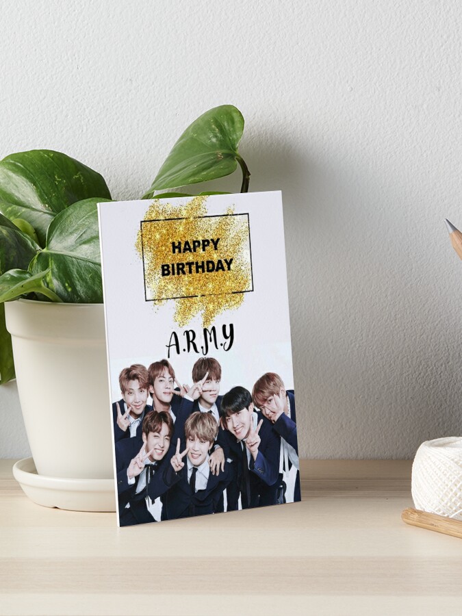 Happy Birthday' BTS - 8 Art Print for Sale by Niyuha