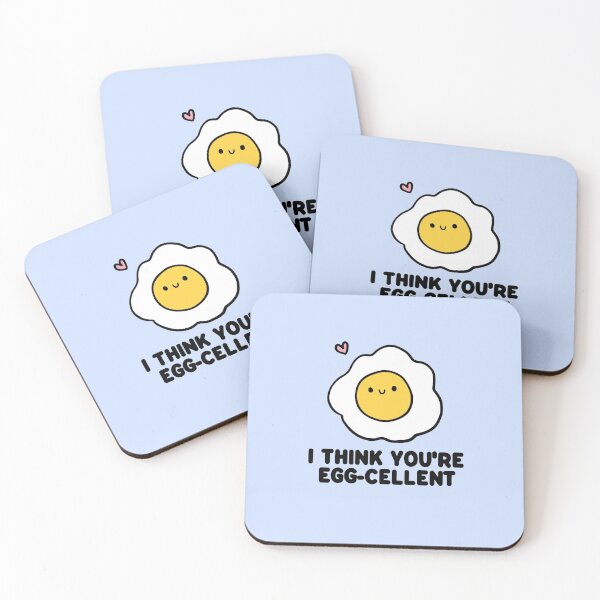Item preview, I Think You're Egg-cellent, Breakfast Pun designed and sold by Everythingafter.