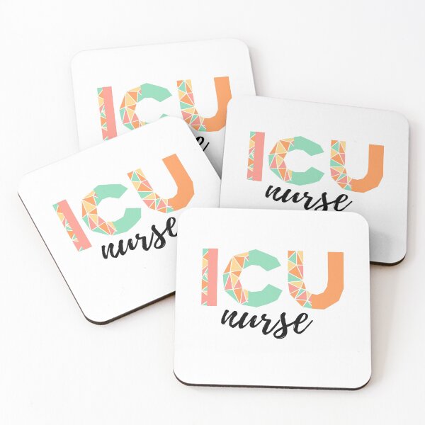 Item preview, ICU Nurse (black text)- RN - Registered Nurse Intensive Care Unit designed and sold by CaitU.