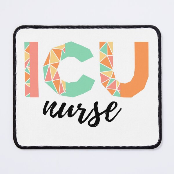 Item preview, ICU Nurse (black text)- RN - Registered Nurse Intensive Care Unit designed and sold by CaitU.