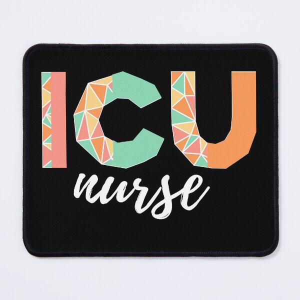 Item preview, ICU Nurse (white text)- RN - Registered Nurse Intensive Care Unit designed and sold by CaitU.