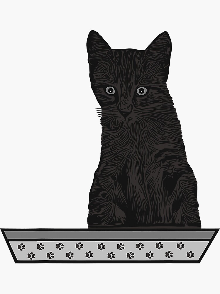 "Cats Print Animal Motif Imprint Cat" Sticker for Sale by gonzales6422