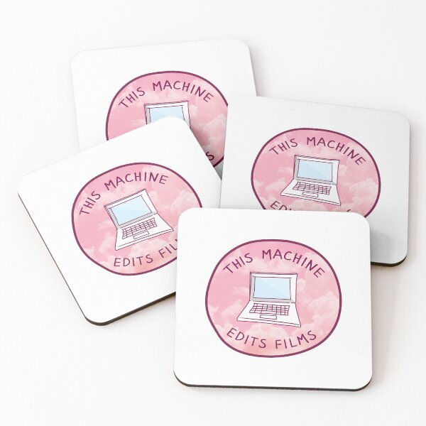 Item preview, This Machine Edits Films – Pink Sky designed and sold by anamichele.