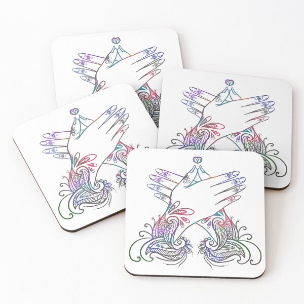 Item preview, Mandala Gratitude Hands designed and sold by Khotekmei.