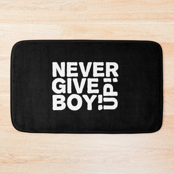 Item preview, NEVER GIVE UP BOY designed and sold by Lost Youth.