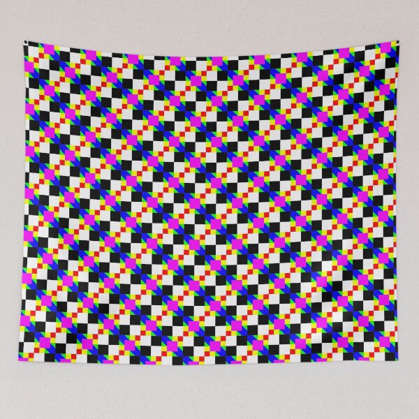 Item preview, Colorful squares pattern designed and sold by elfina.