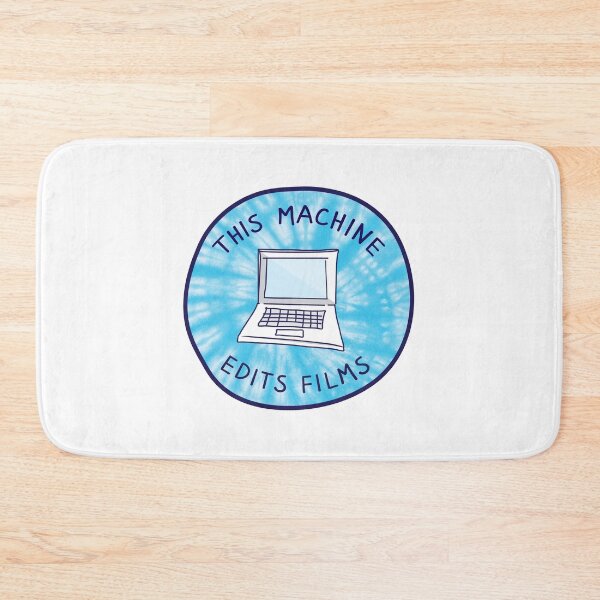 Item preview, This Machine Edits Films – Blue Tie Dye designed and sold by anamichele.