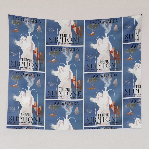 Item preview, Vintage 1920s Sirmione Lake Garda Italian travel ad  designed and sold by aapshop.