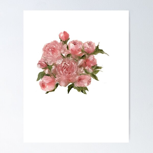 Aperçu de l'œuvre Bouquet Pivoines créée et vendue par ArtAlbina.