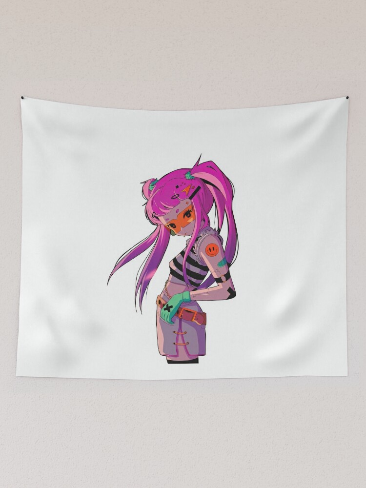 Anime Girl Pfp, Anime Girl, Pfp Tapestry for Sale by graphic-genie
