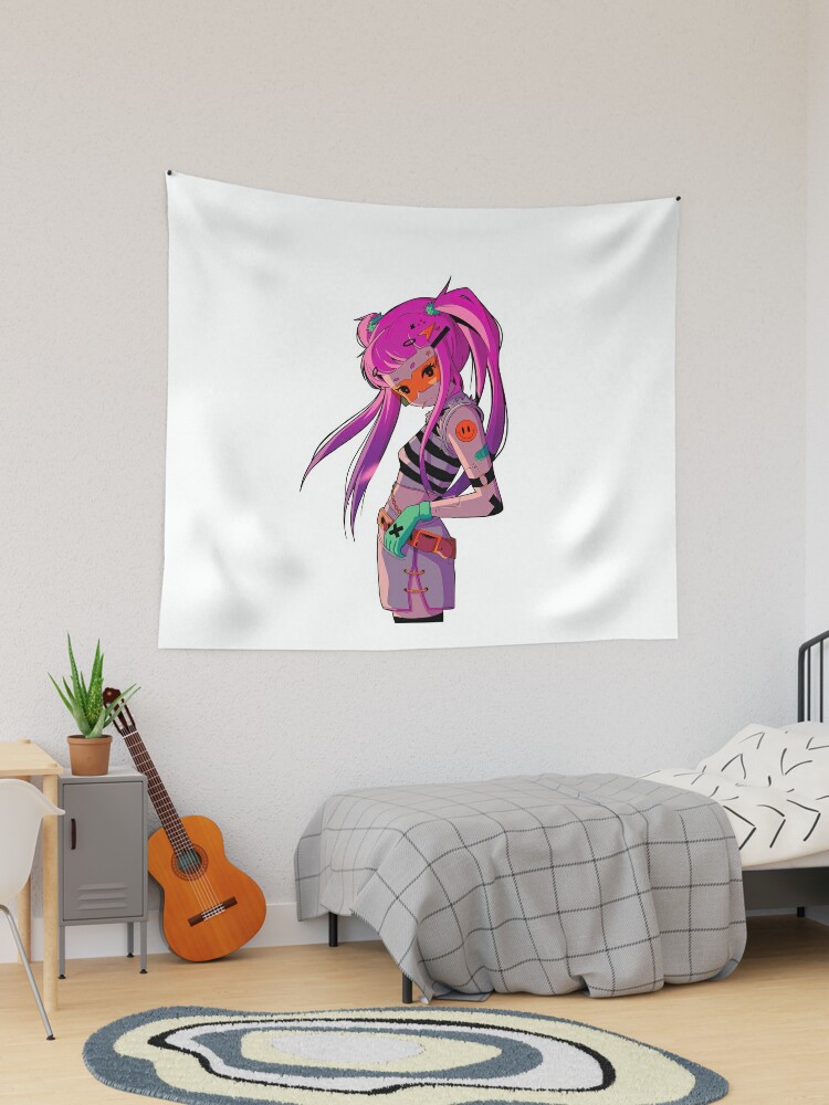 Anime Girl Pfp, Anime Girl, Pfp Tapestry for Sale by graphic-genie