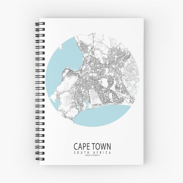 Item preview, Cape Town City Map of South Africa - Circle designed and sold by deMAP.