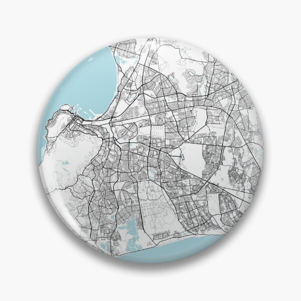 Item preview, Cape Town City Map of South Africa - Circle designed and sold by deMAP.