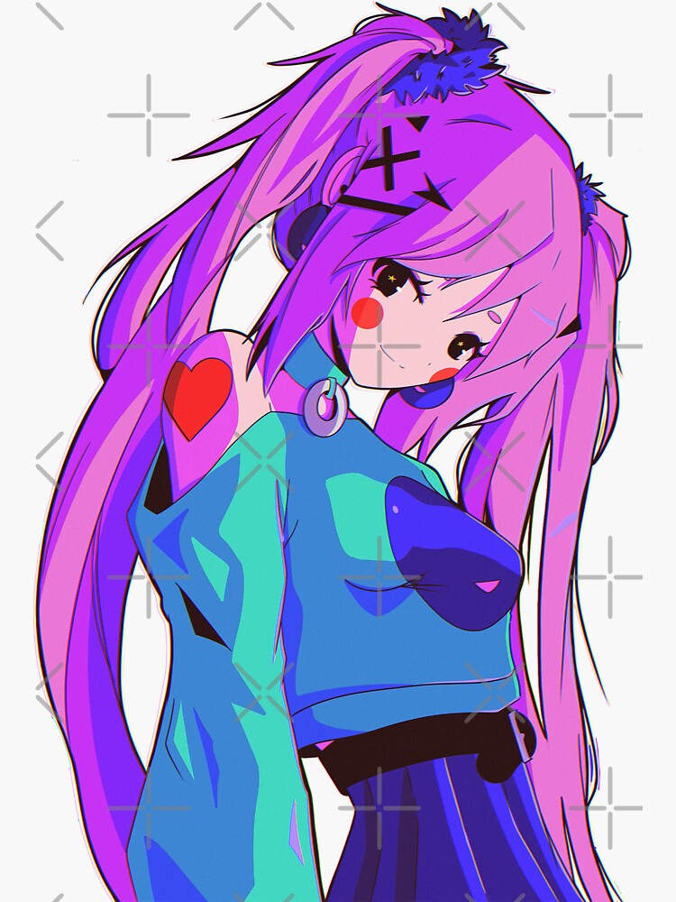 anime-girl-pfp-anime-girl-pfp-sticker-for-sale-by-graphic-genie