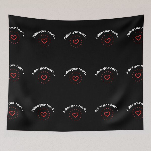 Item preview, Follow Your Heart Inspirational Quotes designed and sold by ExploreTheStore.