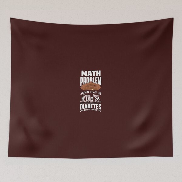 Item preview, Matemáticas Profesor de matemáticas - John tiene diabetes designed and sold by Herachf.