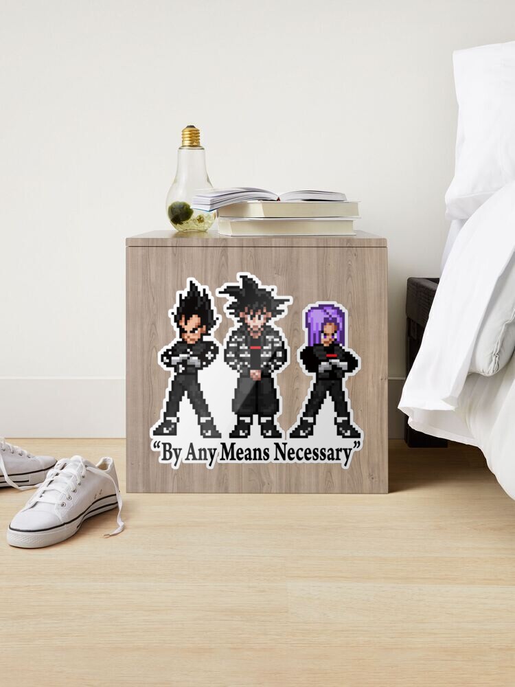 Goku Drip Pixel By Any Means Necessary Poster for Sale by CheppyStore