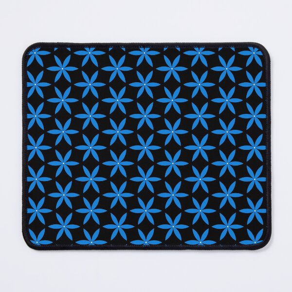 Item preview, Blue flowers on black background designed and sold by JohnyDas.