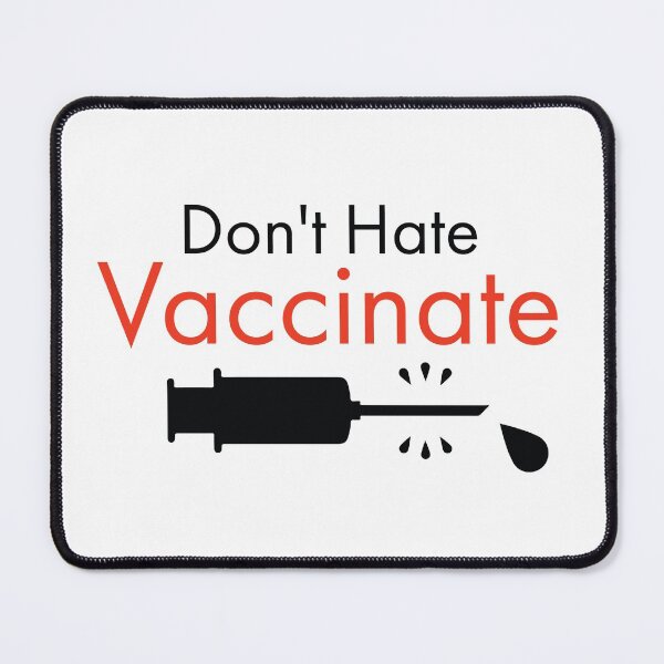 Item preview, Don't Hate Vaccinate designed and sold by shotofash.