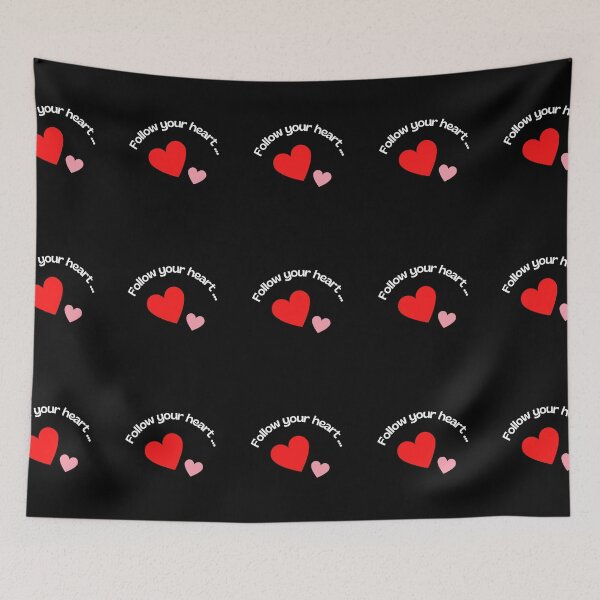 Item preview, Follow Your Heart Inspirational Quotes designed and sold by ExploreTheStore.
