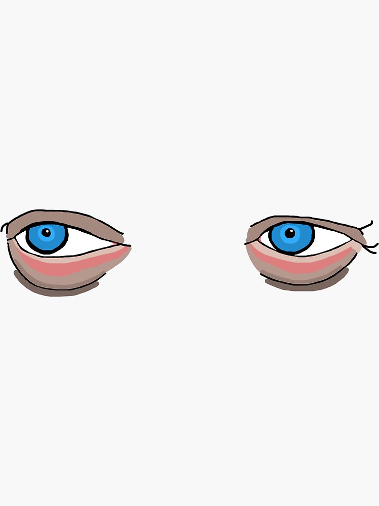 Steve Buscemi Eyes Sticker