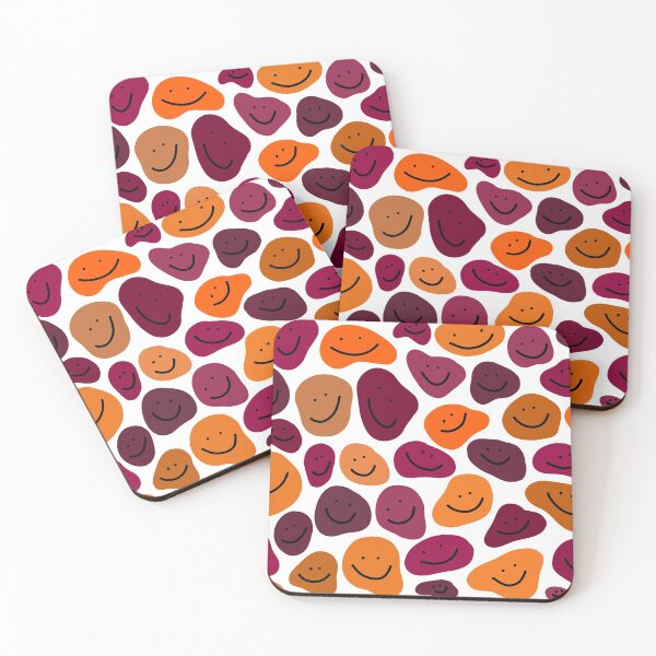 Item preview, Maroon & Orange Smileys :) designed and sold by abbeygfrerer.