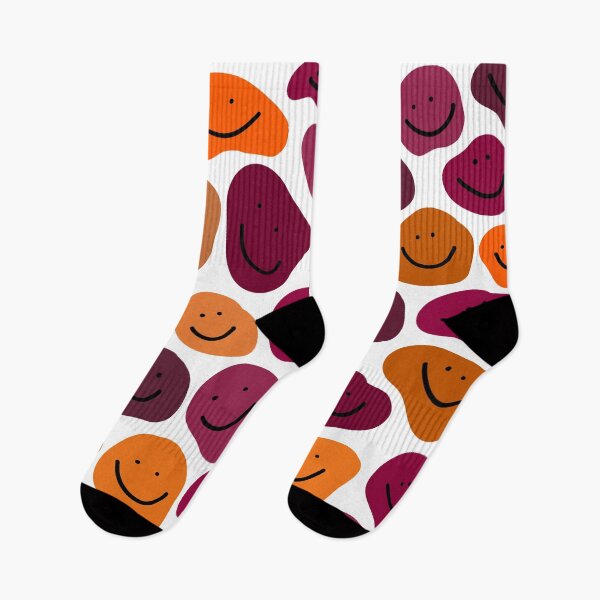 Item preview, Maroon & Orange Smileys :) designed and sold by abbeygfrerer.