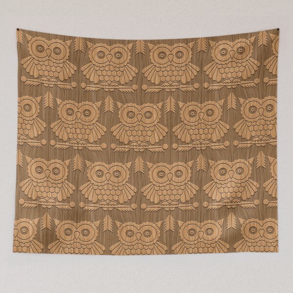 Item preview, Owl Wooden Carving Texture designed and sold by SweetPea49.