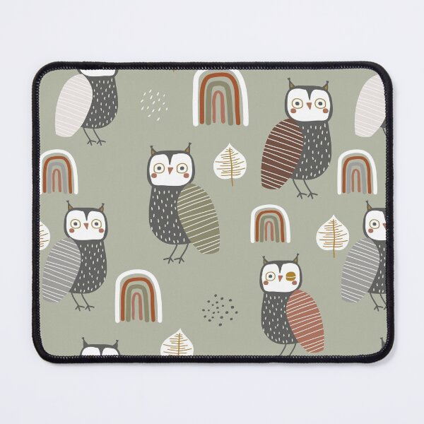 Item preview, Autumn owls with rainbow designed and sold by SweetPea49.