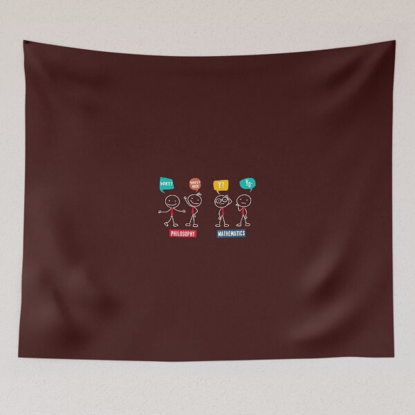 Item preview, Math Teacher - Philosophy vs. Mathematics designed and sold by Herachf.
