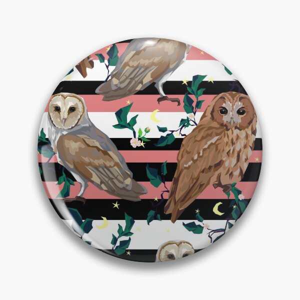 Item preview, Beautiful owl striped pattern designed and sold by SweetPea49.