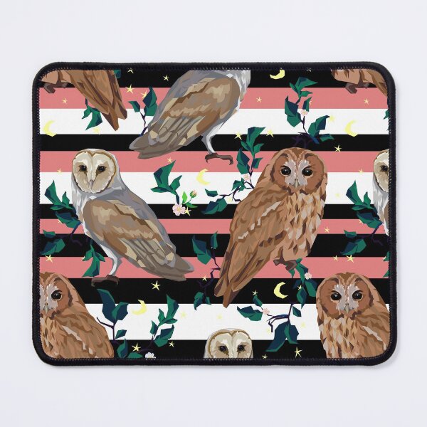 Item preview, Beautiful owl striped pattern designed and sold by SweetPea49.