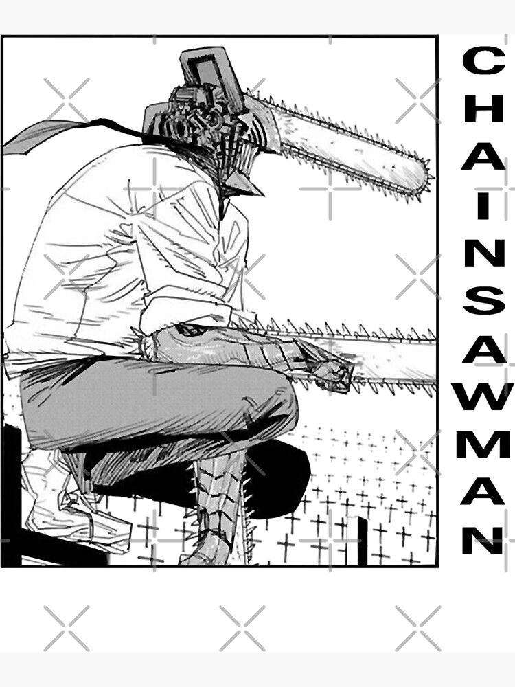 Póster «Csm Pochita Manga Gun Fiend Anime 2021 Chainsaw Man Design