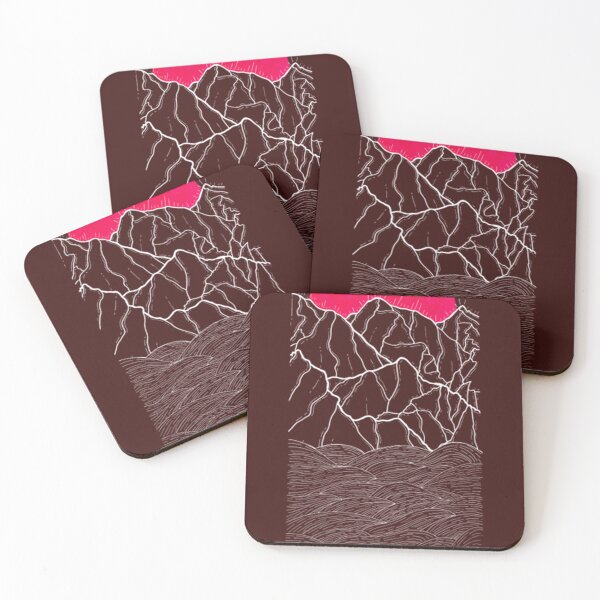 Item preview, Pink sun mountains designed and sold by Herachf.