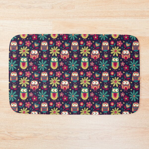 Item preview, Cute owls with flowers designed and sold by SweetPea49.