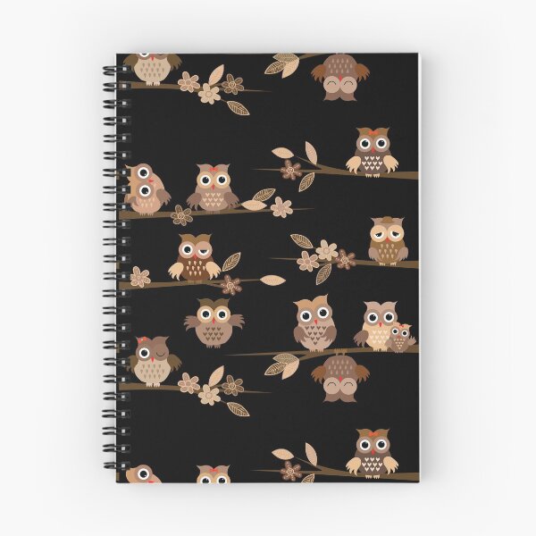 Item preview, Cute brown cartoon owls  designed and sold by SweetPea49.