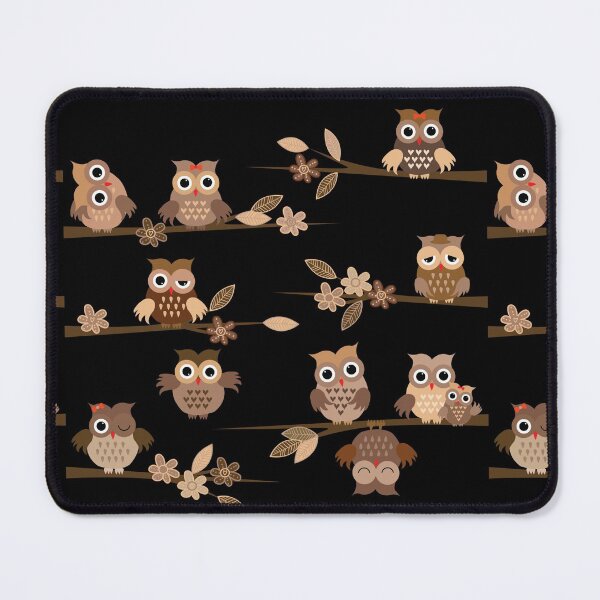 Item preview, Cute brown cartoon owls designed and sold by SweetPea49.