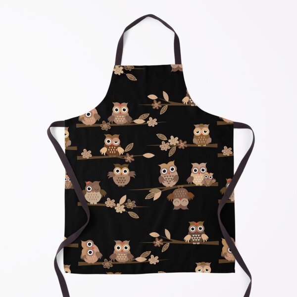 Item preview, Cute brown cartoon owls designed and sold by SweetPea49.
