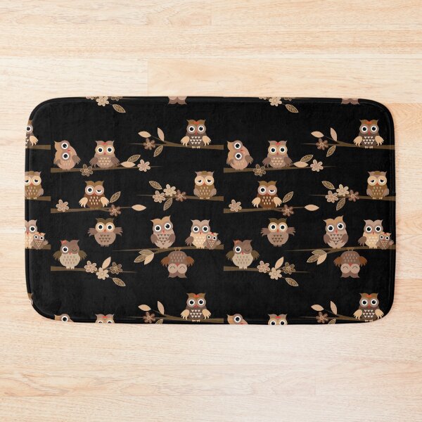 Item preview, Cute brown cartoon owls  designed and sold by SweetPea49.